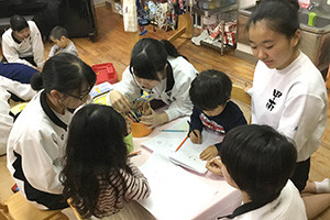 鹿児島県立甲南高等学校ｈｐ お姉さんといっしょ 幼稚園ボランティア活動